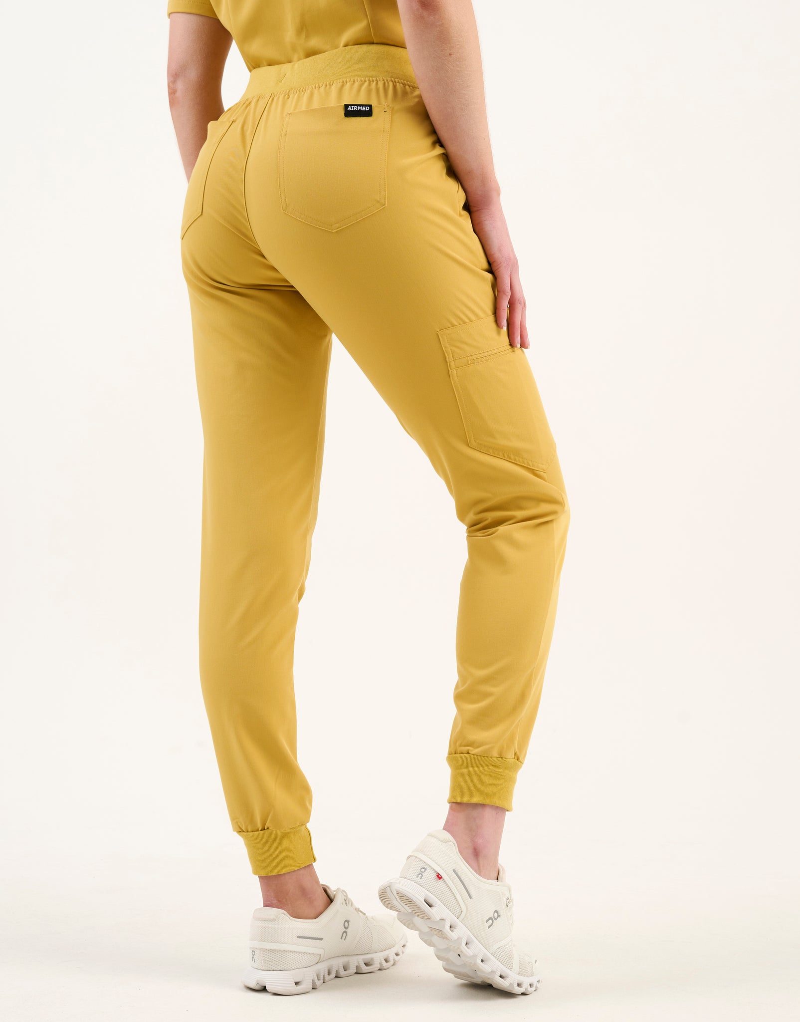 Essential Jogger Scrub Pants - Yellow Gold