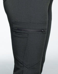 Essential Flare Scrub Pants - Asphalt
