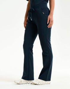 Essential Flare Scrub Pants - Midnight Navy