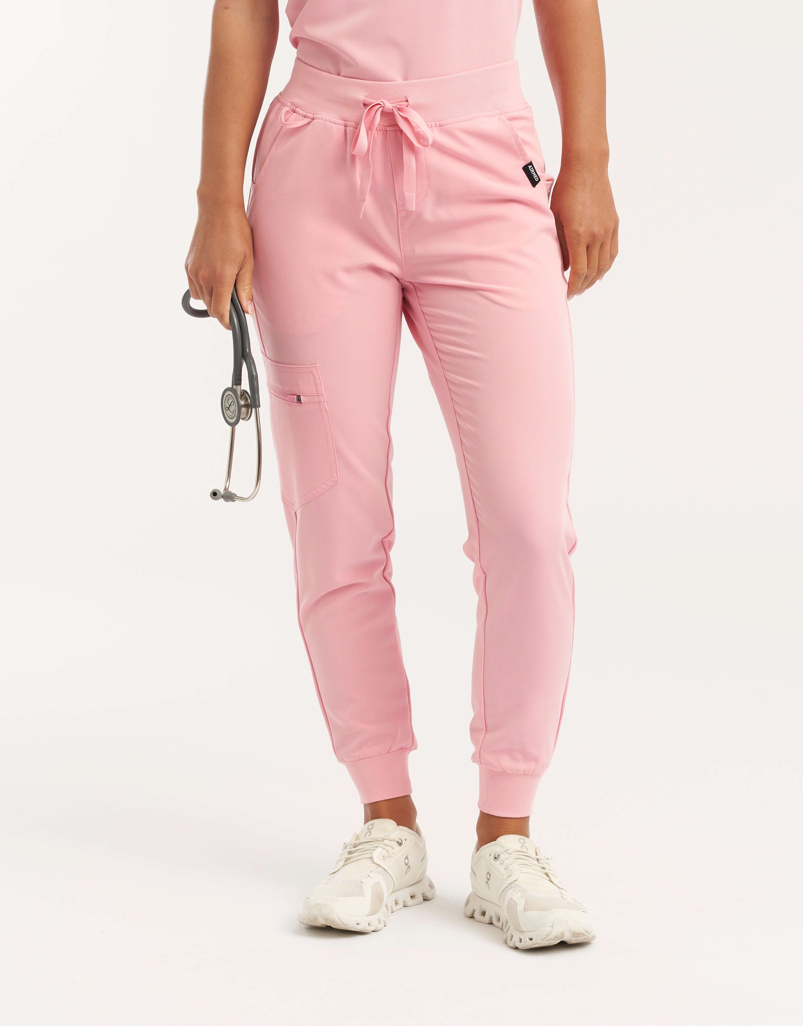 Essential Jogger Scrub Pants - Musk Pink