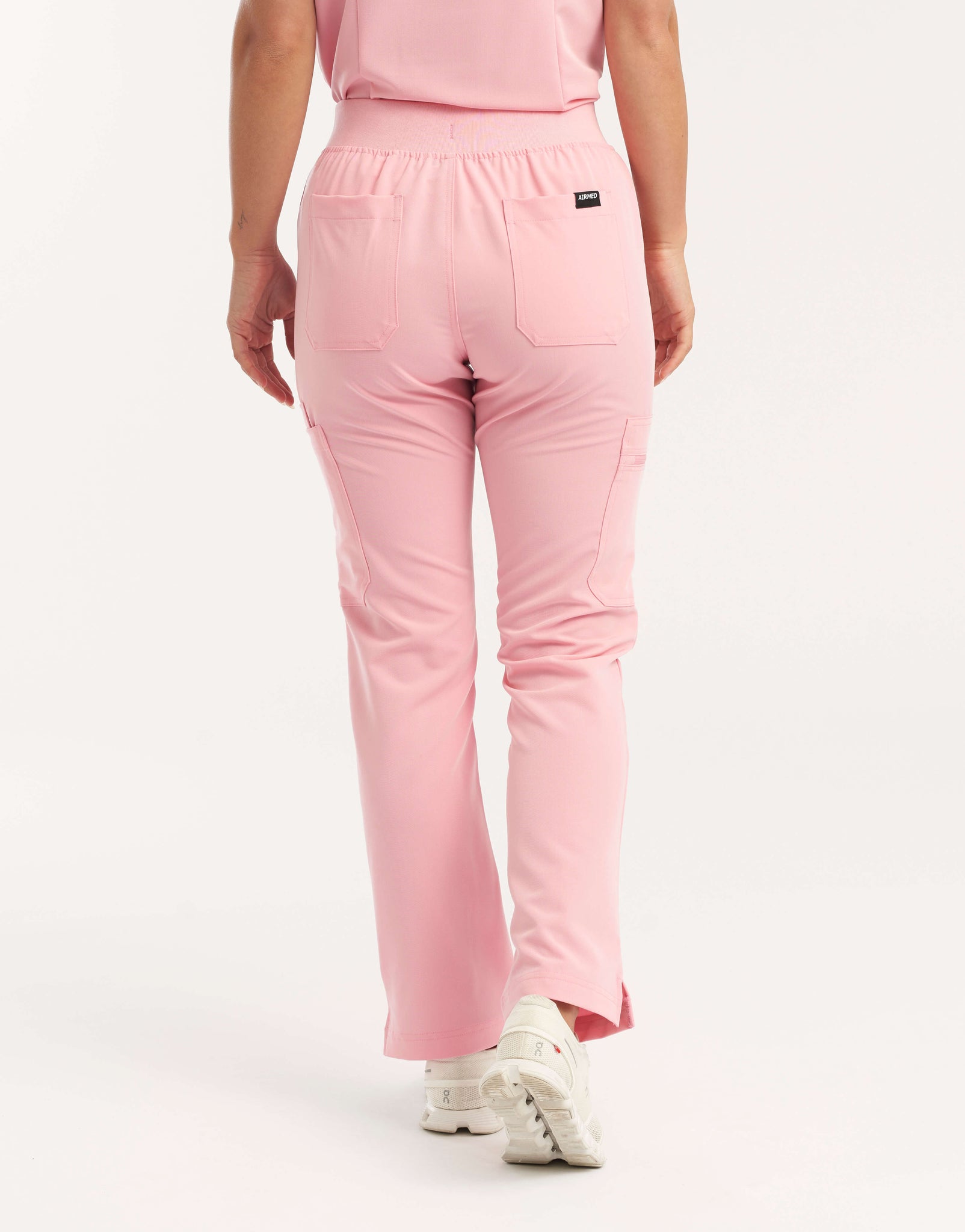 Essential Multi-Pocket Scrub Pants - Musk Pink