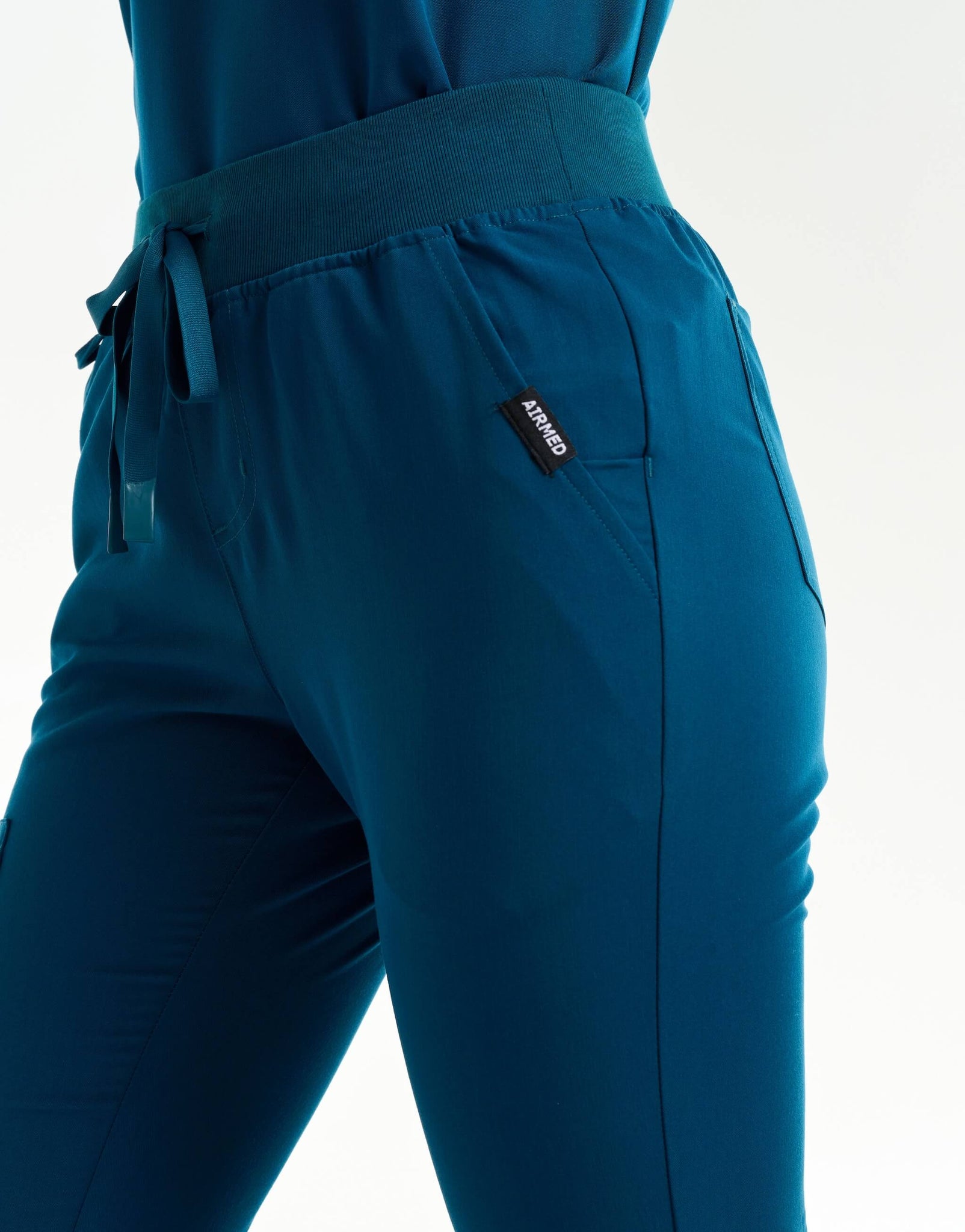 Essential Flare Scrub Pants - Gibraltar Blue