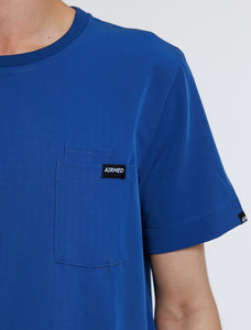 Essential Crewneck Scrub Top - Royal Blue