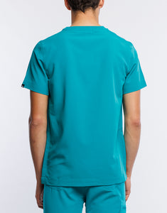 Essential Crewneck Scrub Top - Sydney Teal